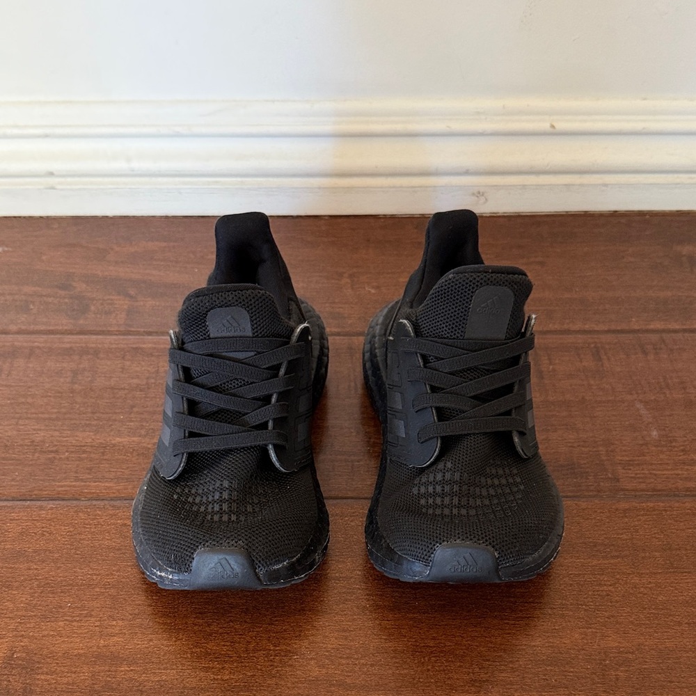 adidas Ultraboost Kids Black All-Black Sneakers